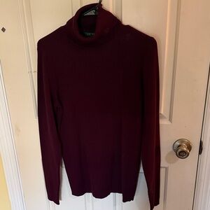 Ralph Lauren Merlot Turtleneck Sweater